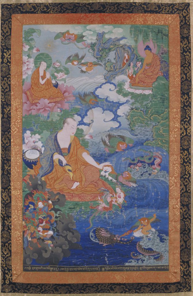 图片[1]-The origin of Panchen Lama – Subhuti Thangka-China Archive